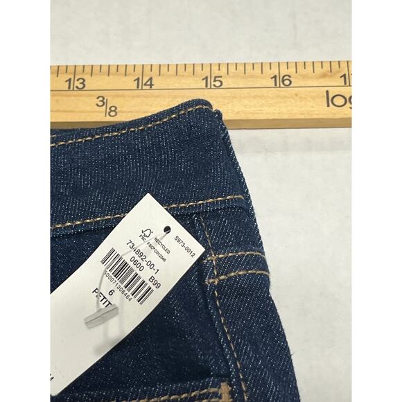 Old Navy Women's Wow Boot Cut Cowgirl Jeans Blue Mid Rise Cotton 6 Petite New - Picture 13 of 13